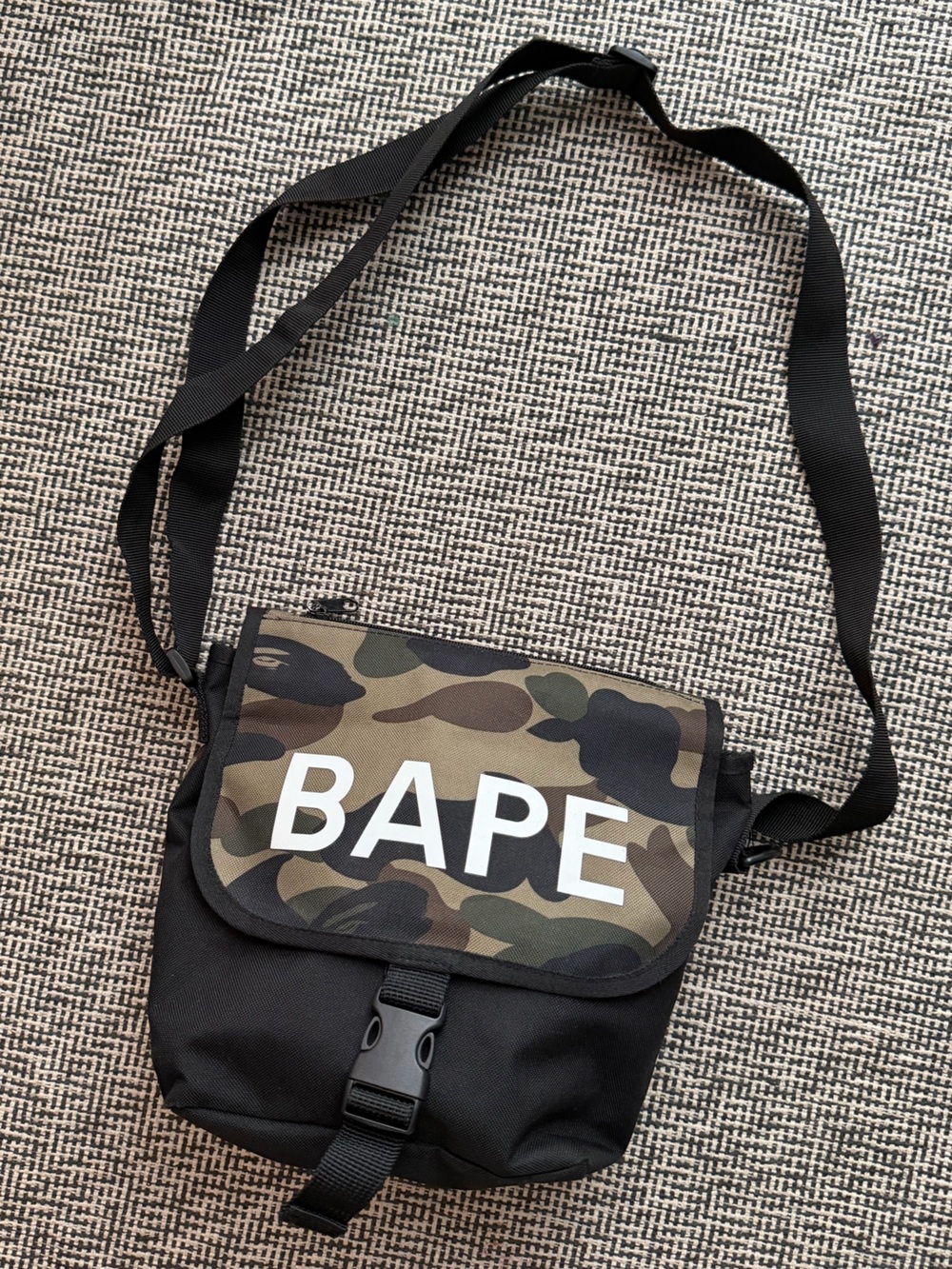 BAPE Camo Crossbody Bag 2020 A/W Collection - Green Camouflage